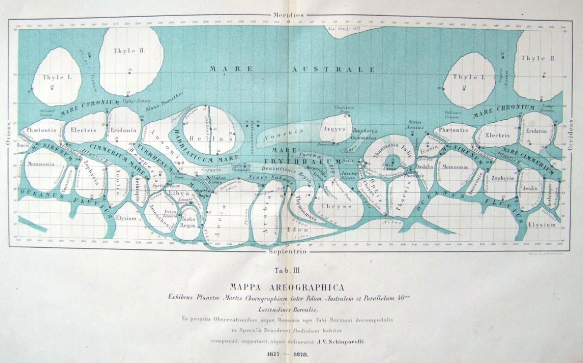 ギャラリー:火星地図はこんなに進化した!200年の歴史 画像15点ナショナルジオグラフィック日本版サイト
