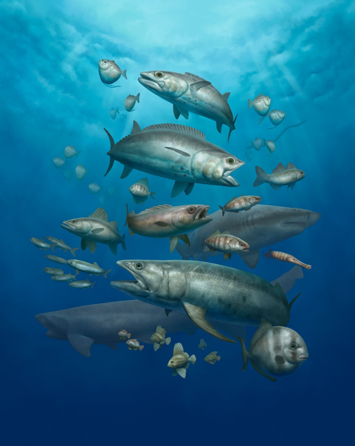 ギャラリー：まるで「化石の水族館」、6220万年前の魚の化石を大量に