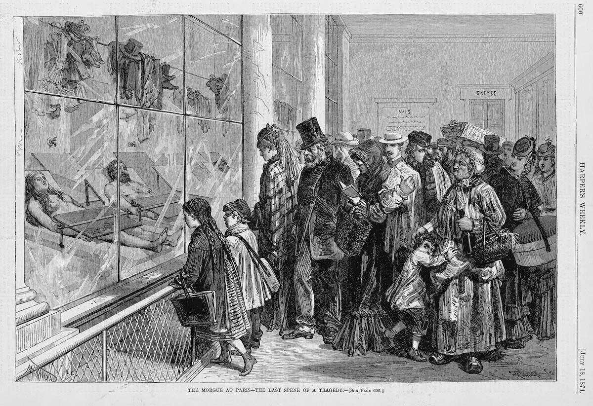 ギャラリー：19世紀のパリの遺体安置所、大人気の観光名所 画像6点