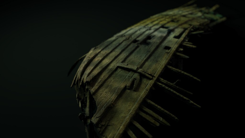 海底の難破船(田中 資幸 作) Underwater footage] Anchor from Mongol