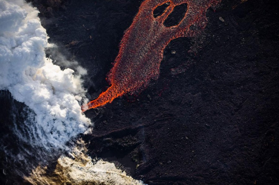 ギャラリー ハワイ島の地形を変えるキラウエア火山 写真14点 ナショナルジオグラフィック日本版サイト