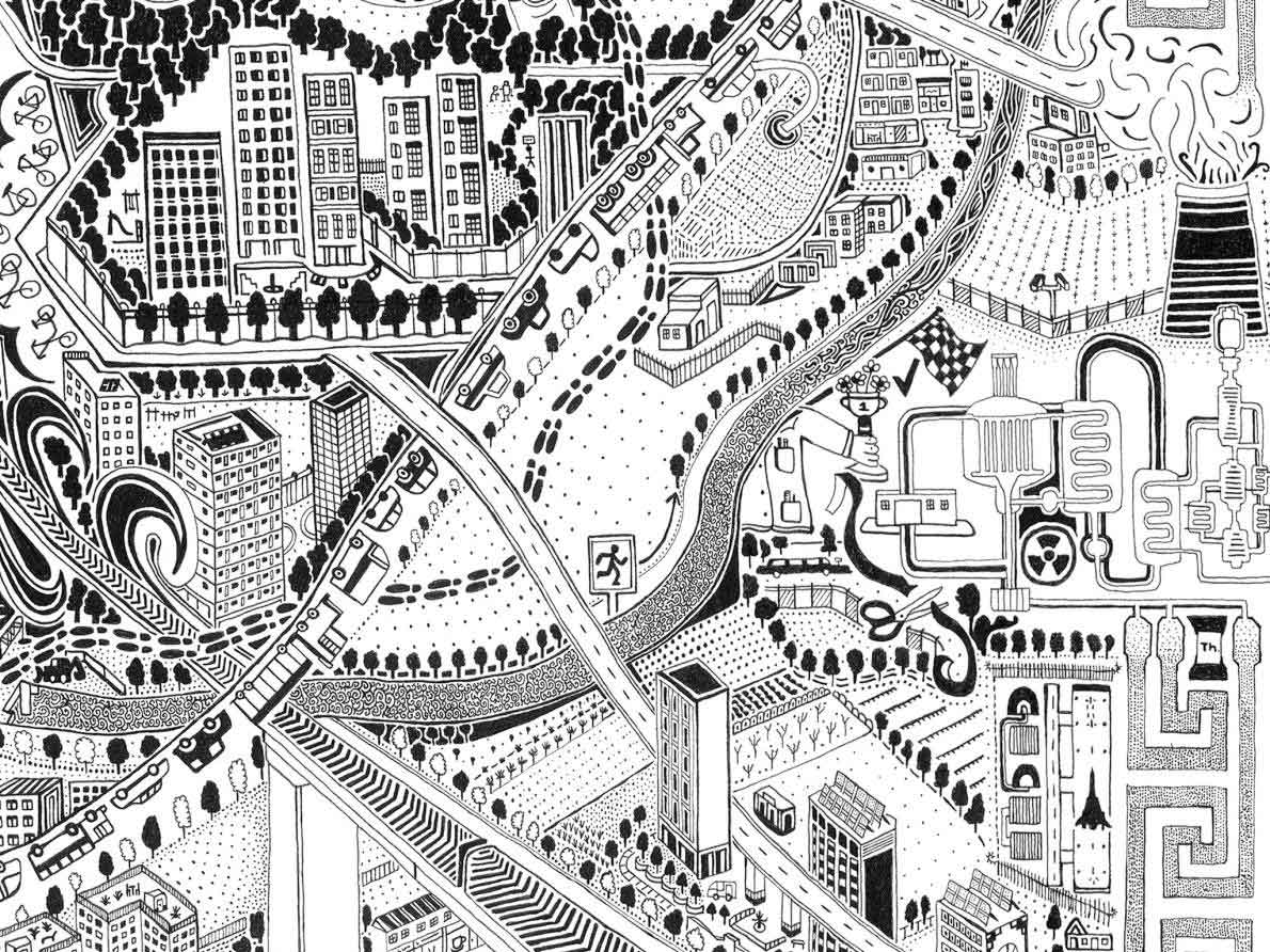 ギャラリー：何度見ても面白い！詳しすぎる北京の手描き地図
