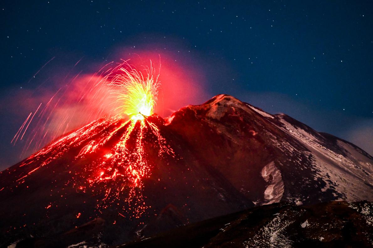 火山の写真