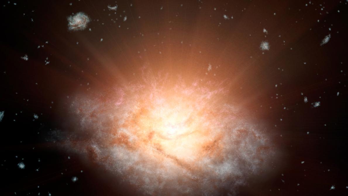 太陽の300兆倍 宇宙一明るい銀河を発見 ナショナルジオグラフィック日本版サイト