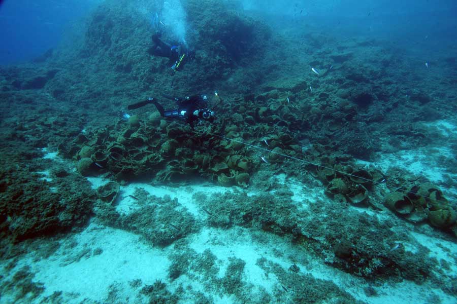 地中海で大量の沈没船が見つかる、ギリシャ沖 | ナショナル ジオ