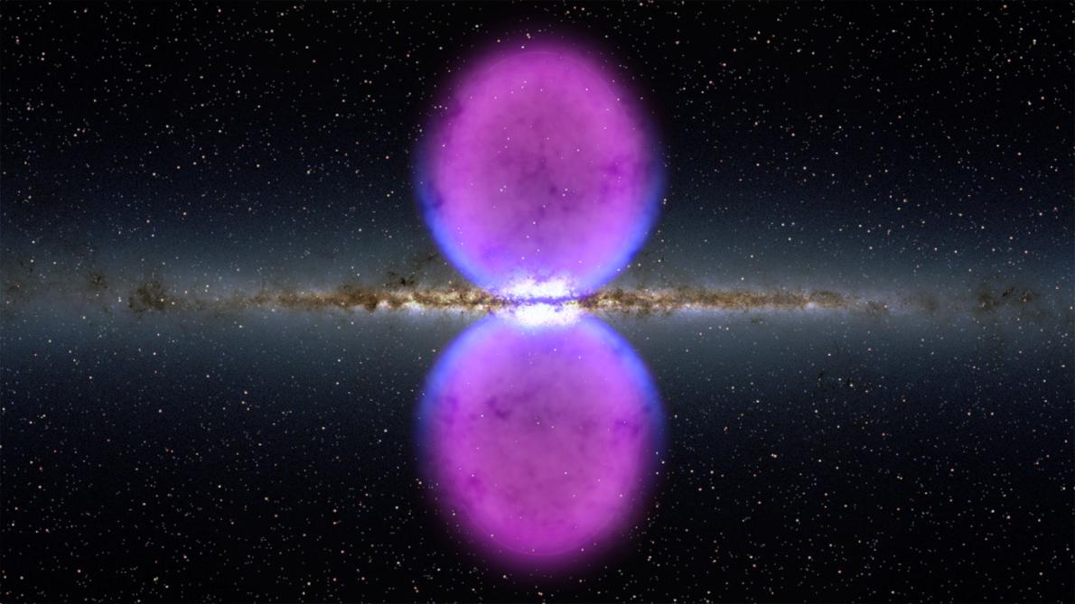 アンドロメダ銀河が2つの巨大な 泡 を噴出 ナショナルジオグラフィック日本版サイト