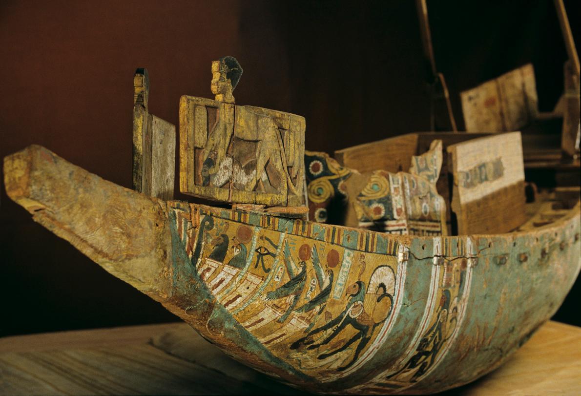 古代エジプトの船の墓場を発掘、壁に120隻の絵 | ナショナル ジオ