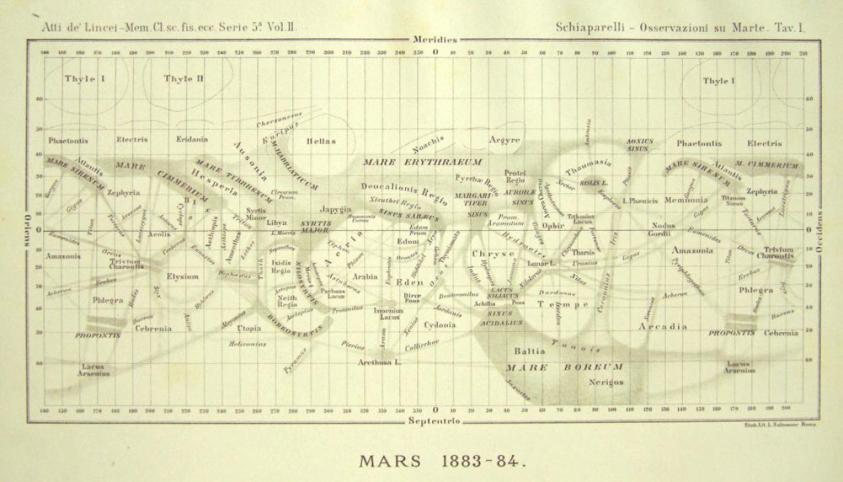 火星地図200年の歴史、こんなに進化した15点 | ナショナル ジオ