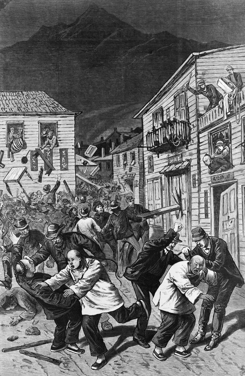 米西海岸で150年前にあった 血塗られたアジア人差別の歴史