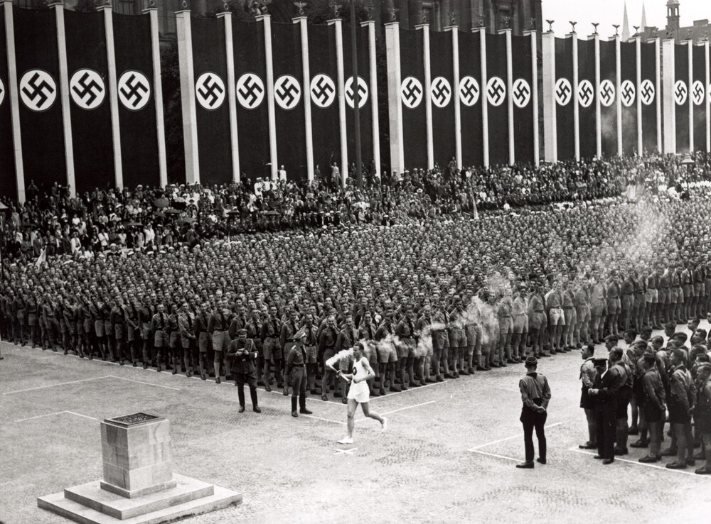 ナチスドイツ軍 懐中時計 ベルリンオリンピック1936年 - アンティーク 
