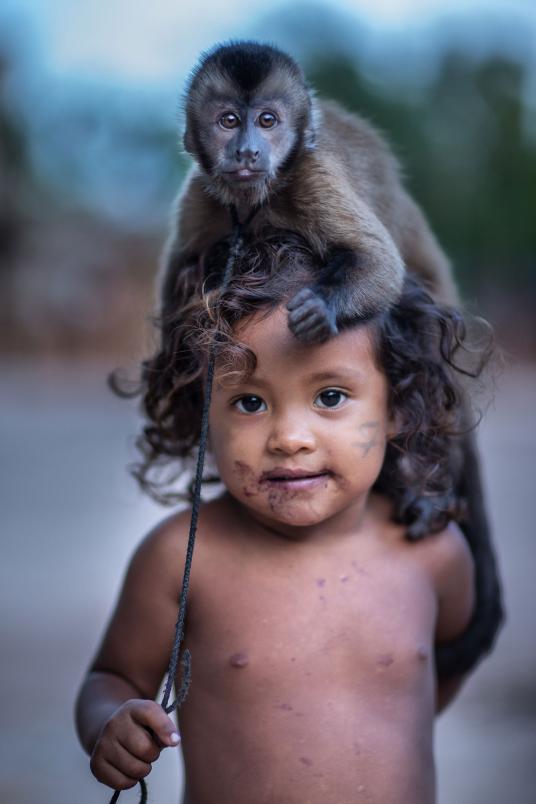 子ザルとアマゾン先住民 母ザルの狩りから始まる絆の物語 ナショナルジオグラフィック日本版サイト
