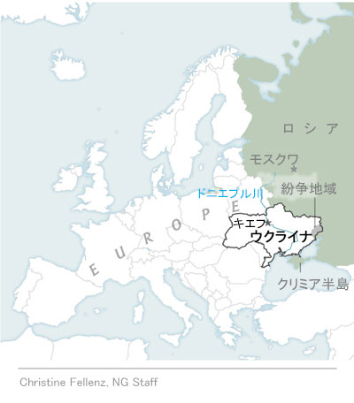 写真で見るウクライナ侵攻と混乱 ライフル持つ市民 渋滞する首都 19点 ナショナルジオグラフィック日本版サイト