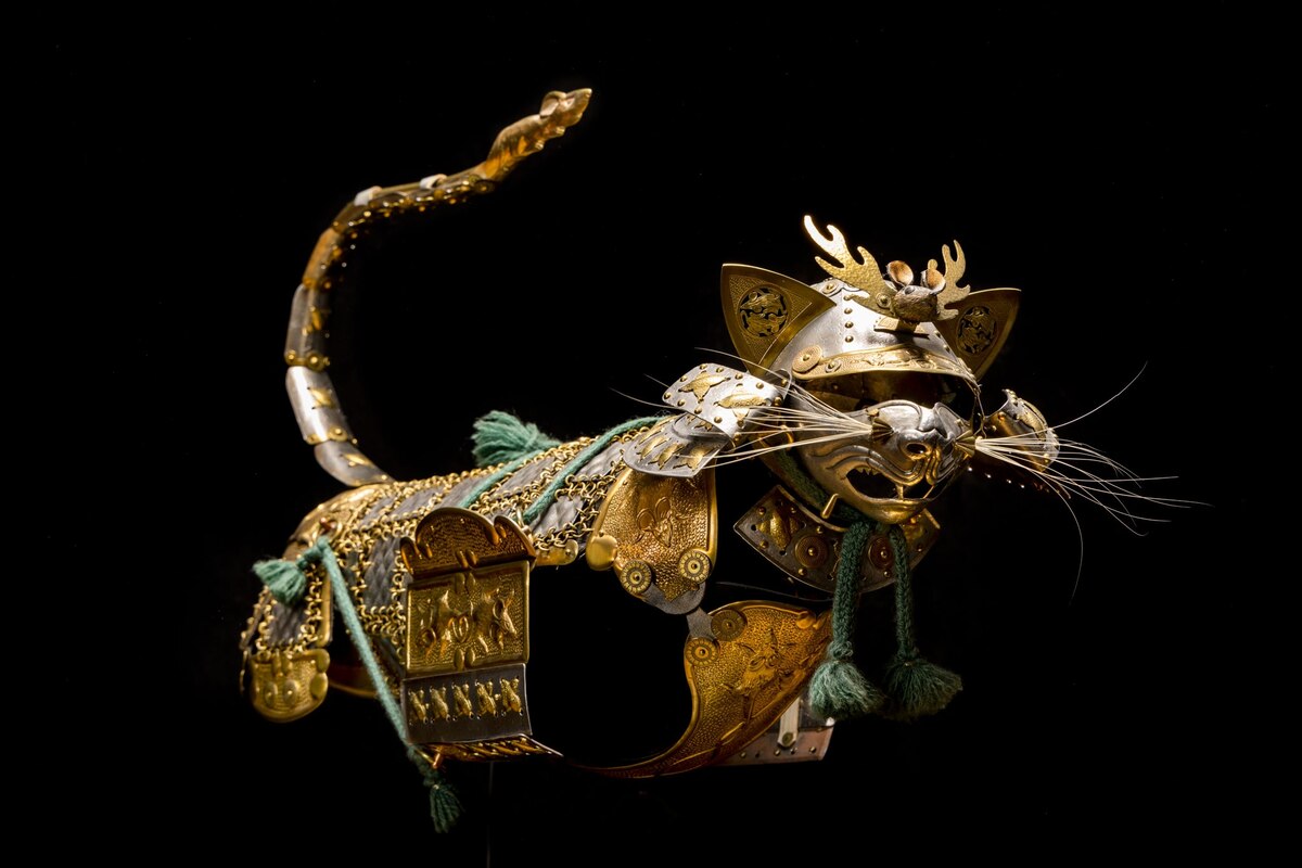 36年で500作品、ネコとネズミの甲冑を作るアーティストがすごい 写真12