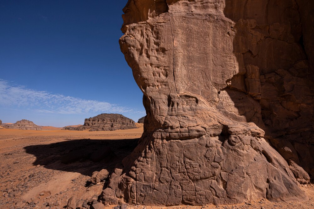 緑豊かなサハラ砂漠を伝える古代の岩絵群、世界遺産タッシリ