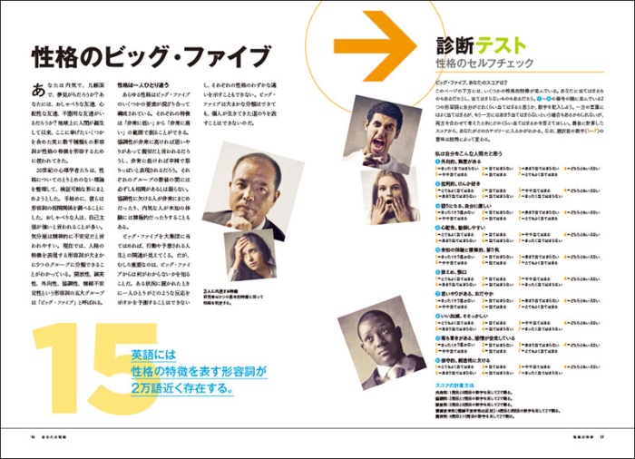【ナショジオ別冊】性格の科学 サンプル画像①