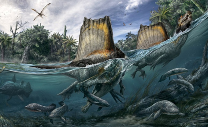 白亜紀の王者スピノサウルス